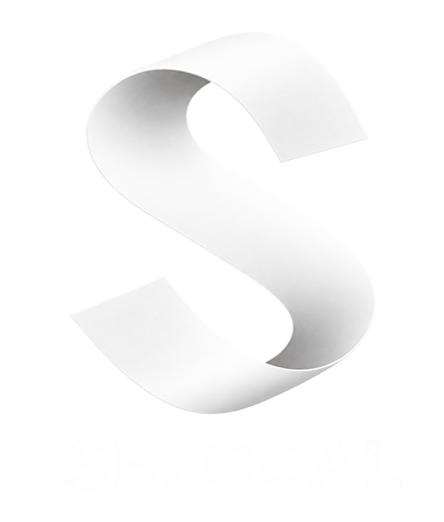 SBLocal folded paper S logo